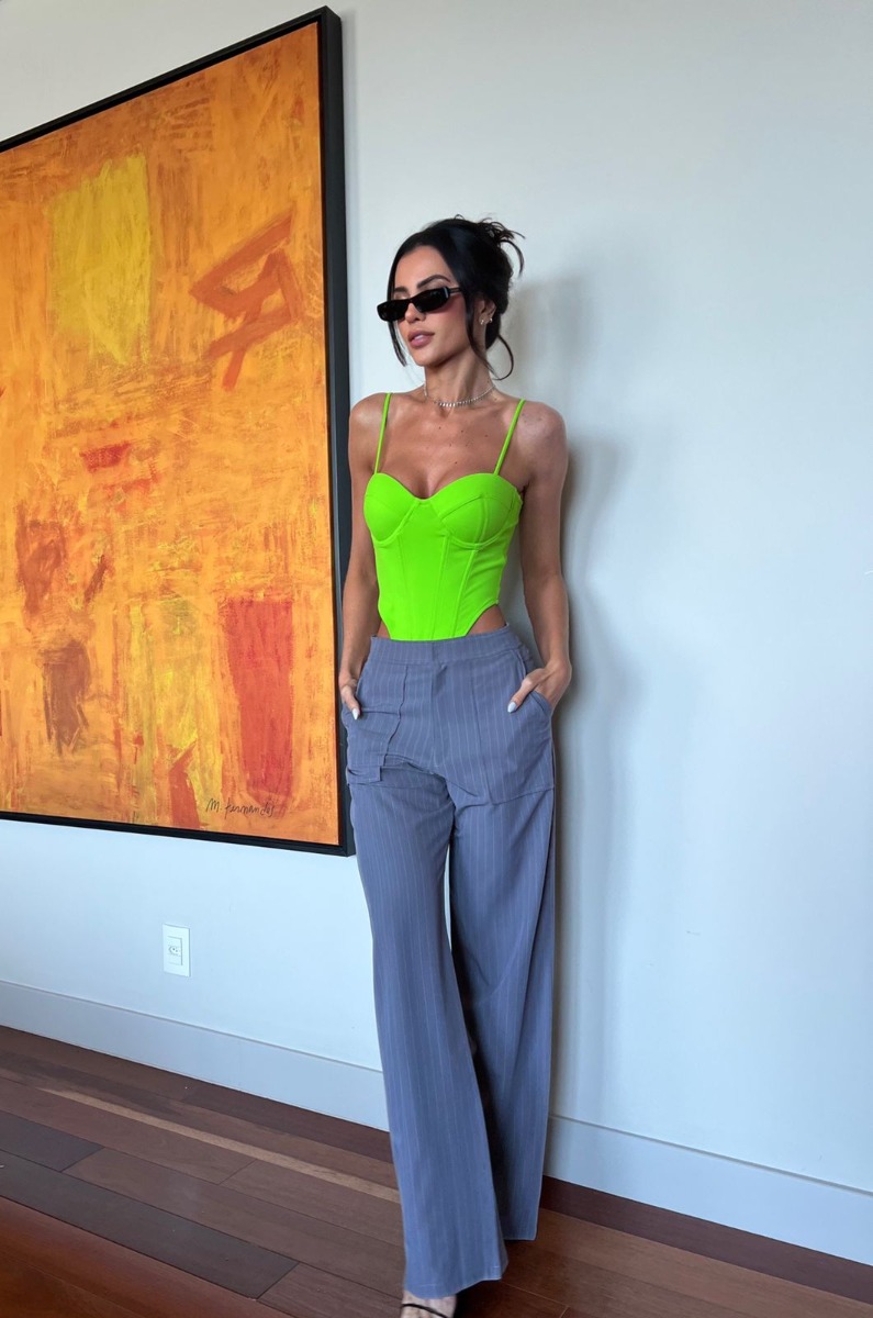 Cropped Camila Verde Cloude | Donna Oficial